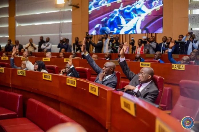 RDC: 17 suppléants trouvent place à la Chambre Haute du Parlement