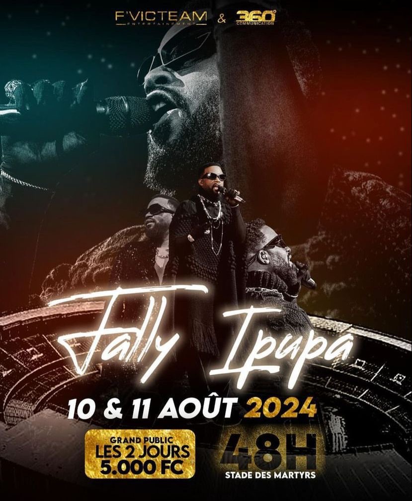 Fally Ipupa reporte ses concerts au stade des Martyrs de Kinshasa suite aux incidents récents