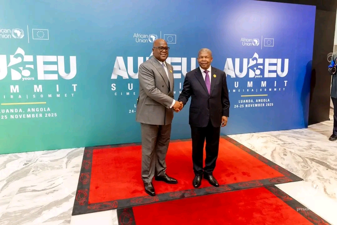 Sommet UE-UA à Luanda : Félix Tshisekedi plaide pour la paix et la prospérité en Afrique