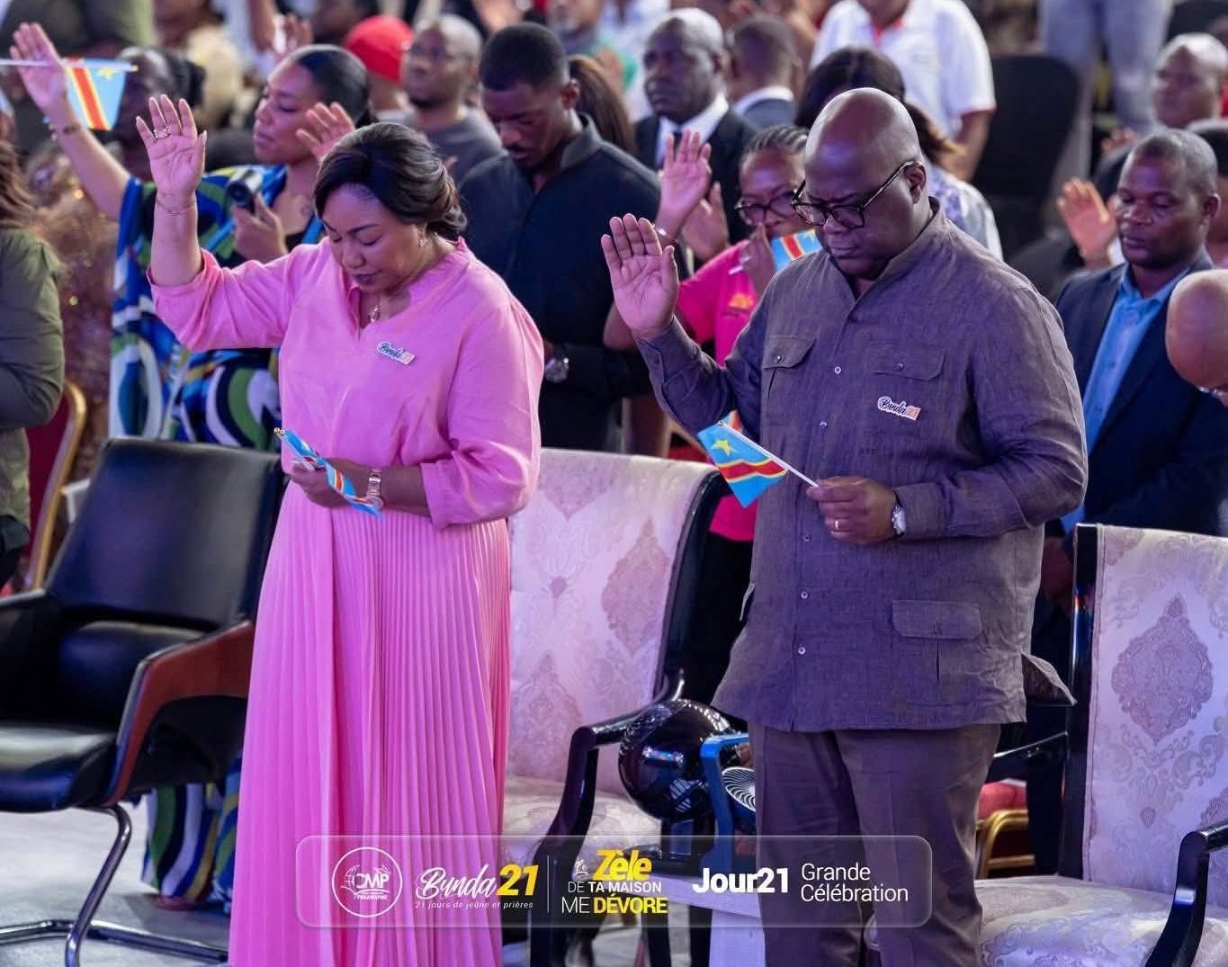 RDC : Le couple présidentiel participe à la clôture du programme “Bunda21” à Gombe