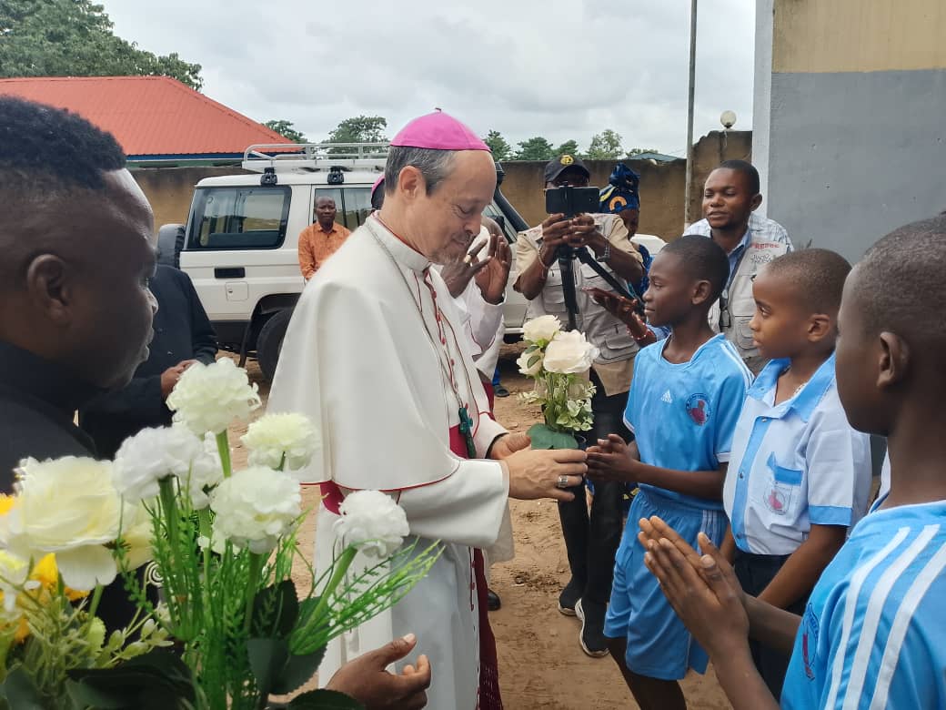 Kwilu : Mgr Mitja Leskovar, nonce apostolique en RDC, est arrivé ce samedi à Kikwit
