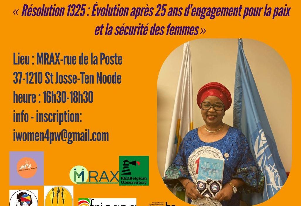 Belgique : La diaspora africaine célèbre les 25 ans de la Résolution 1325 autour de l’ouvrage d’Annie Matundu