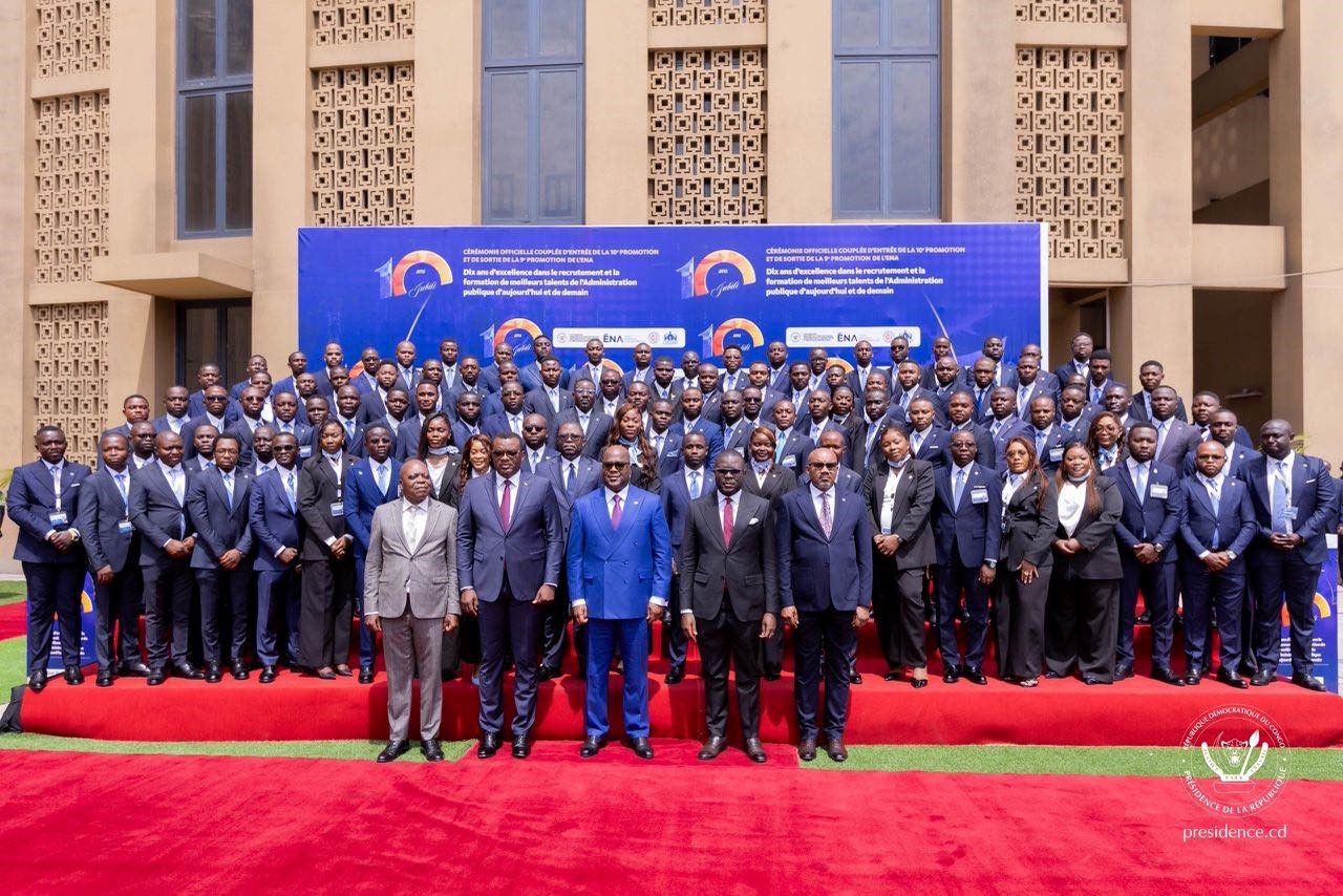 RDC : Félix Tshisekedi célèbre une décennie d’existence de l’ENA et appelle à renforcer la réforme de l’État