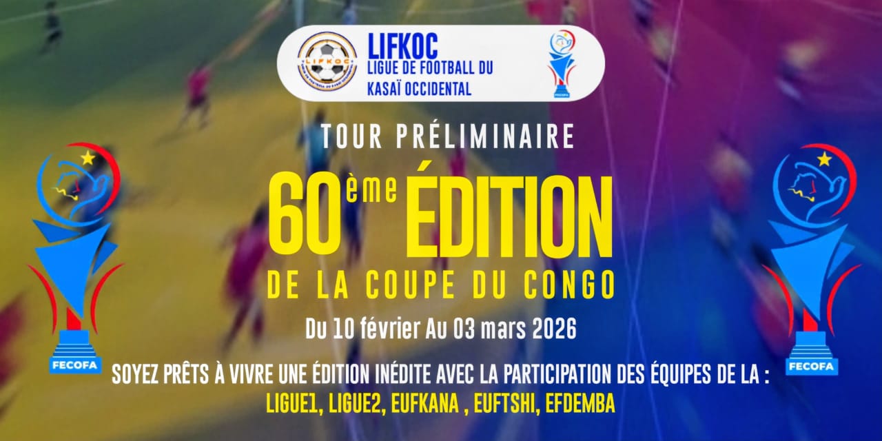 Préliminaires de la Coupe du Congo : deux clubs de l’EUFTSHI en quête de qualification