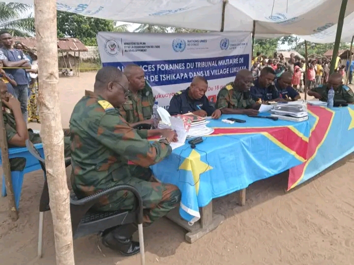 Kasaï : le Tribunal militaire de Tshikapa ouvre des audiences foraines à Lukuaya sur les crimes liés au conflit Kamuina-Nsapu