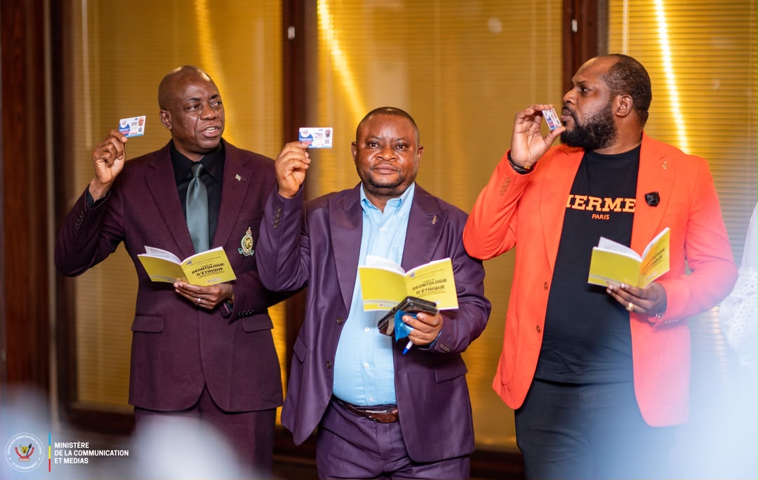 Médias en RDC: la carte professionnelle présentée comme un outil de crédibilité et de responsabilité